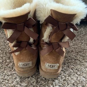 Chestnut Bailey Bow UGG Boots